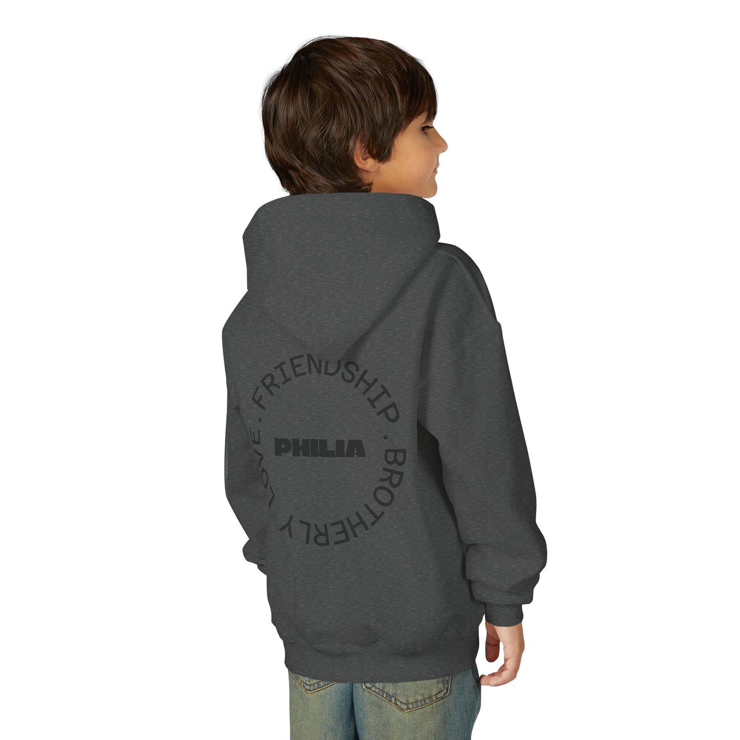 Relax Philia Youth Heavy Blend Hooded Sweatshirt