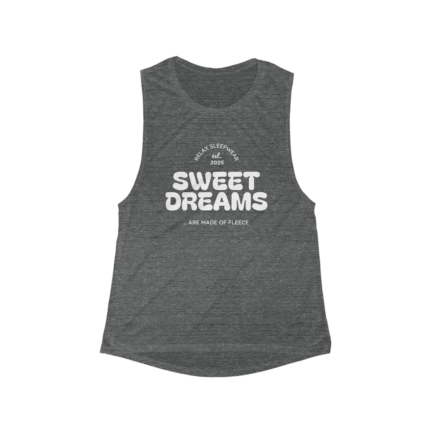 Sweet Dreams Women's Flowy Scoop Muscle Tank