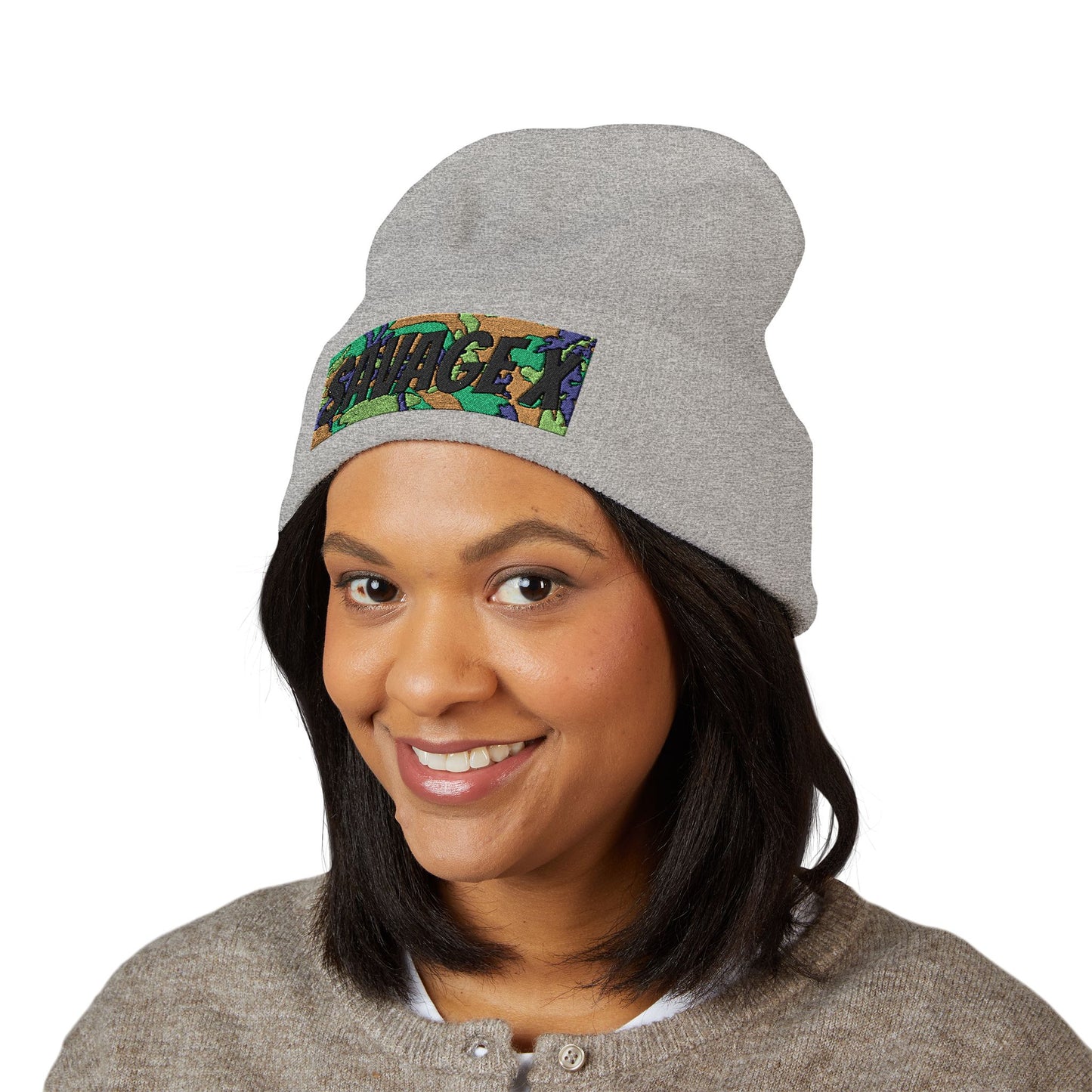 Savage X Classic Cuffed Beanie (Embroidery)
