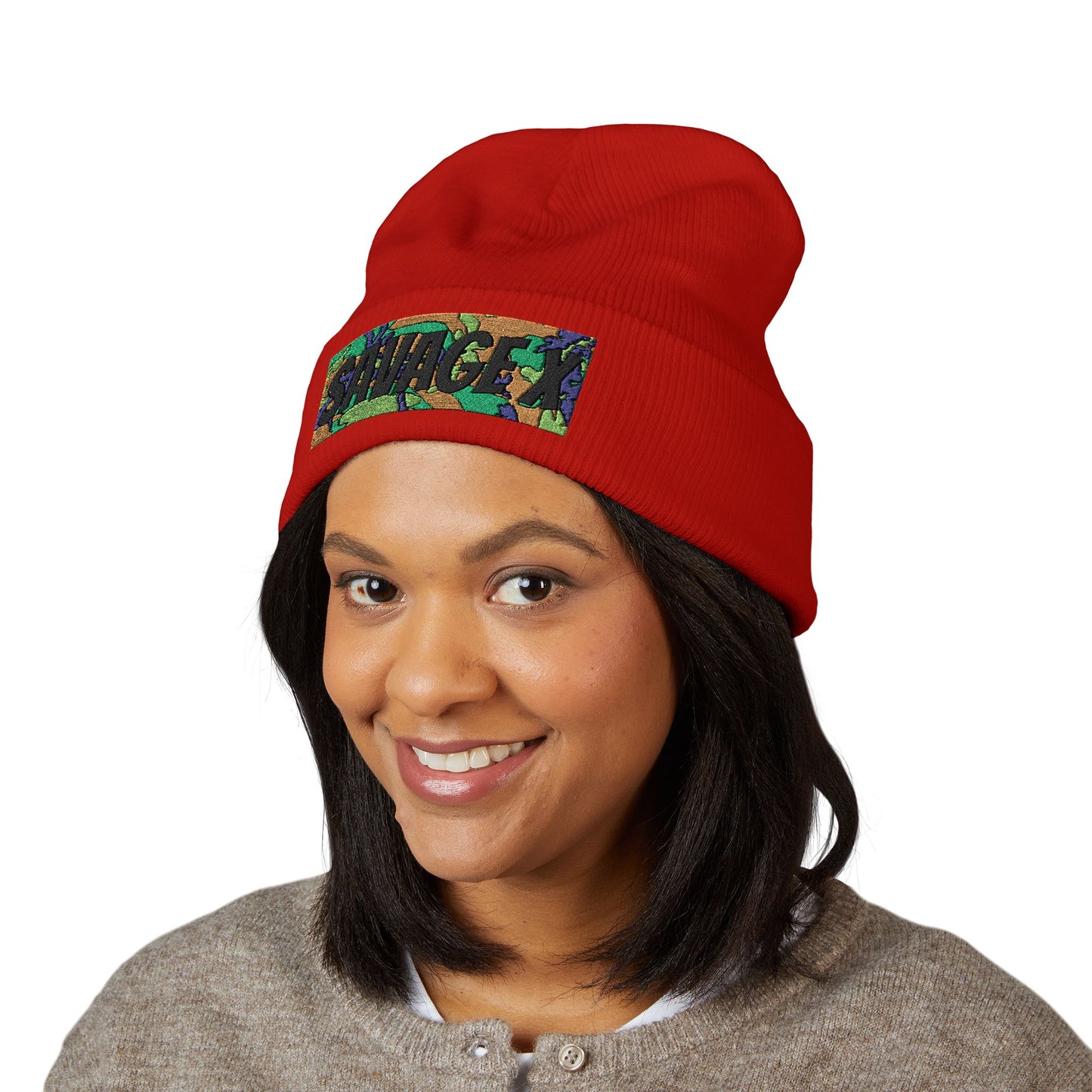 Savage X Classic Cuffed Beanie (Embroidery)