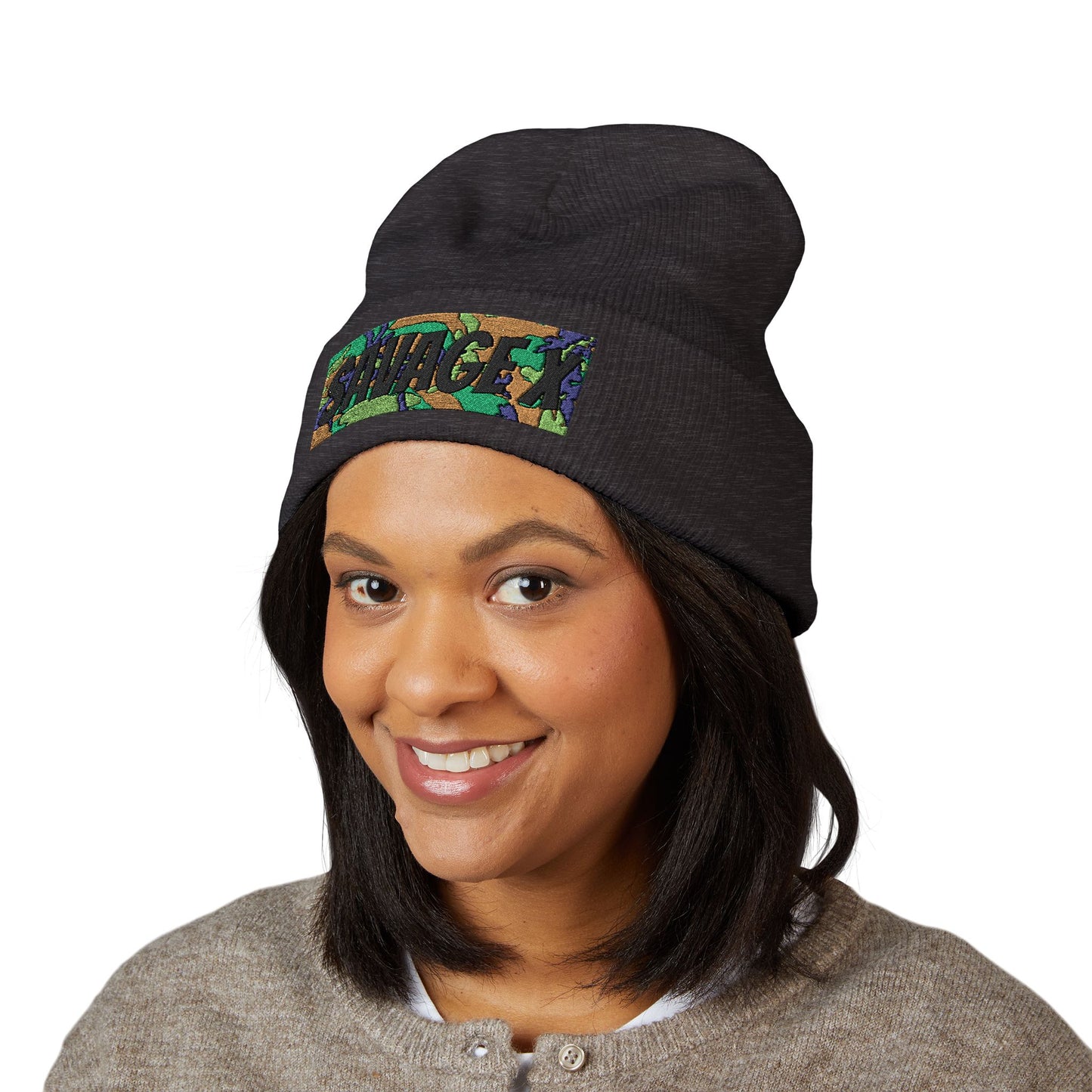 Savage X Classic Cuffed Beanie (Embroidery)