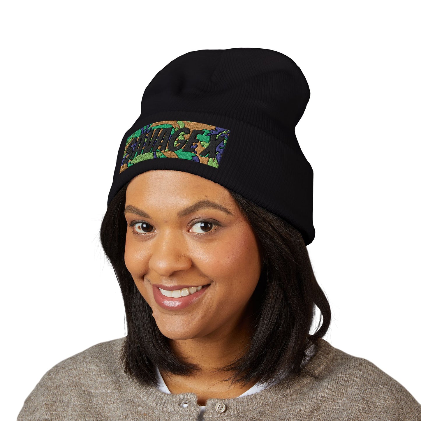 Savage X Classic Cuffed Beanie (Embroidery)
