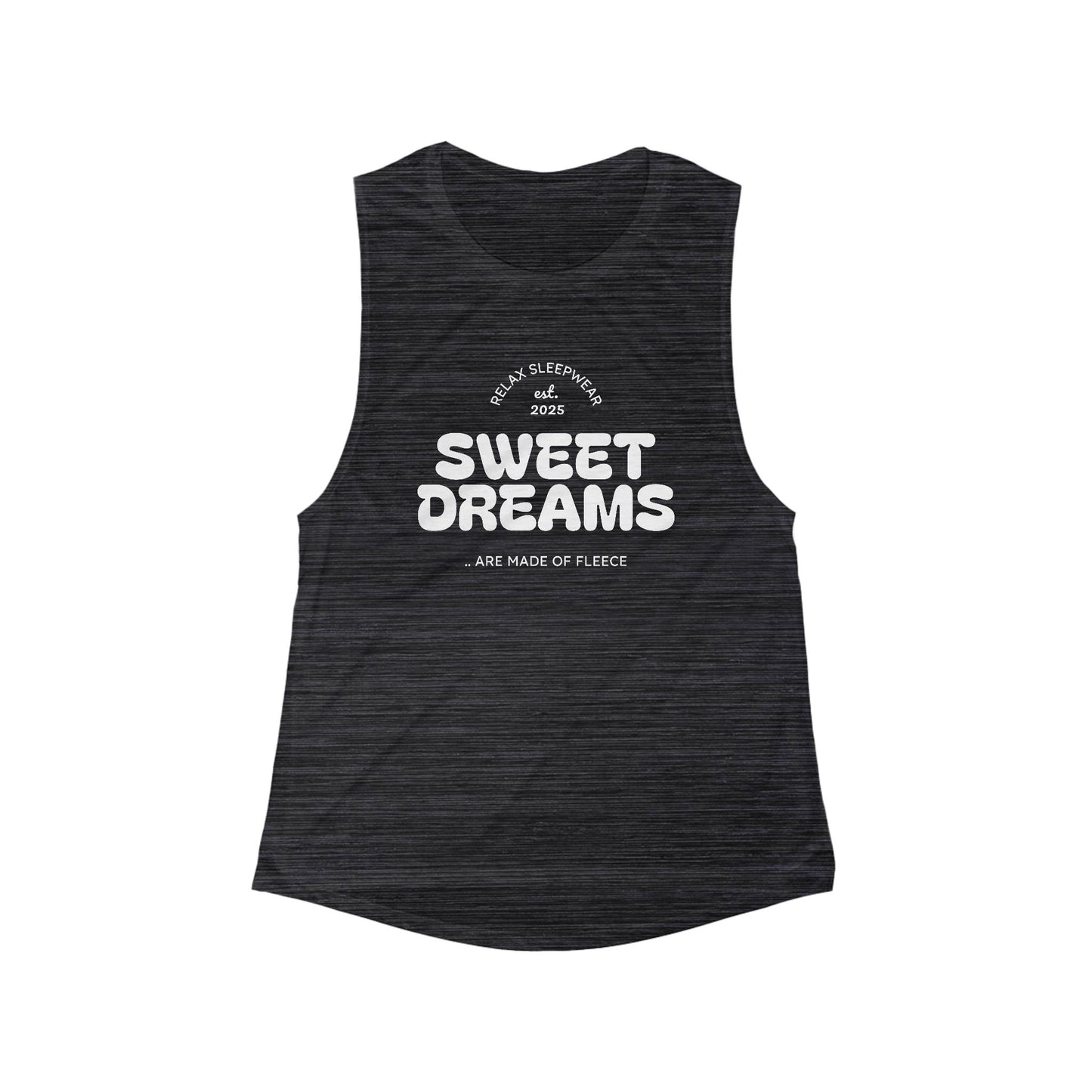 Sweet Dreams Women's Flowy Scoop Muscle Tank