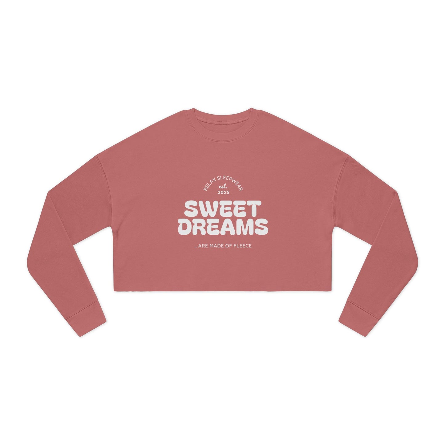 Sweet Dreams Women's Cropped Sweatshirt