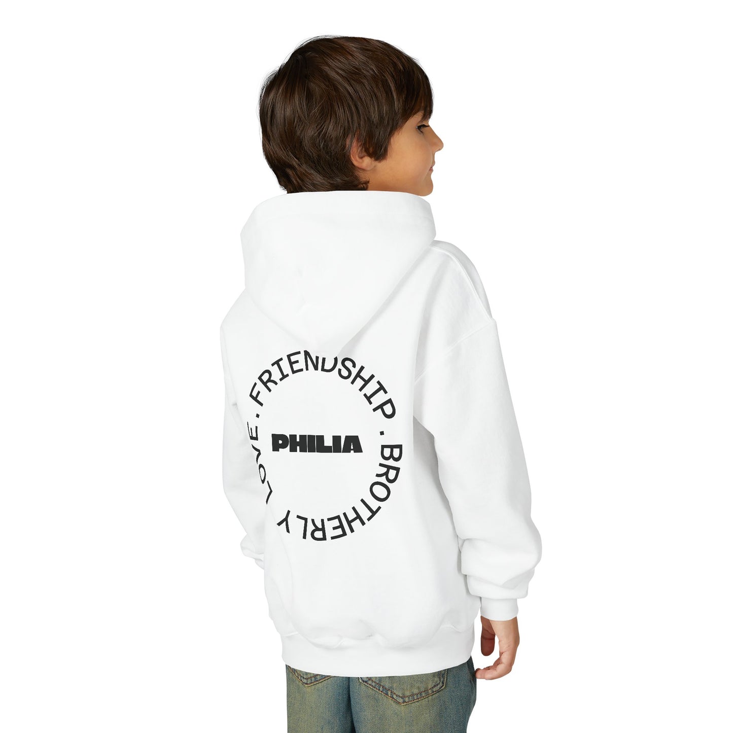 Relax Philia  Youth Heavy Blend Hooded Sweatshirt
