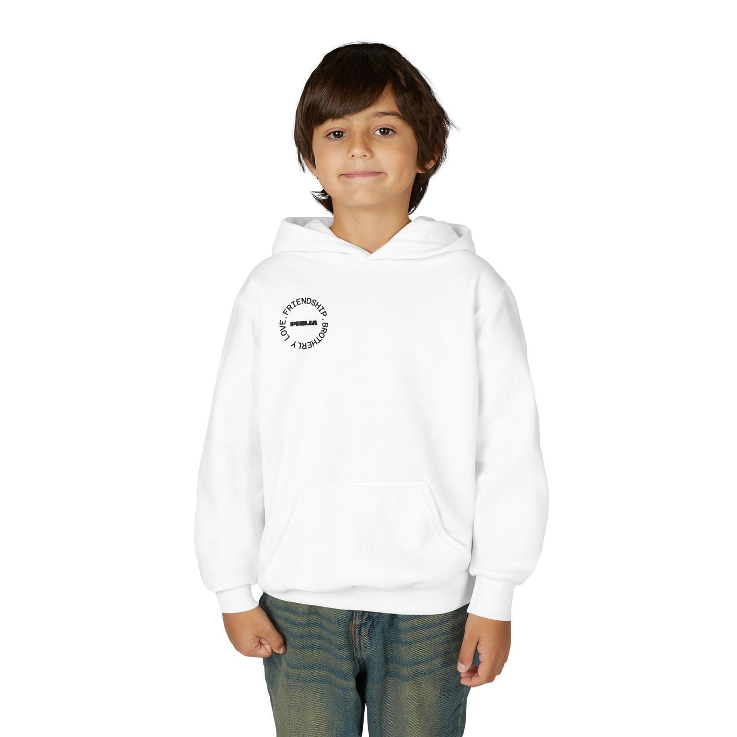 Relax Philia  Youth Heavy Blend Hooded Sweatshirt
