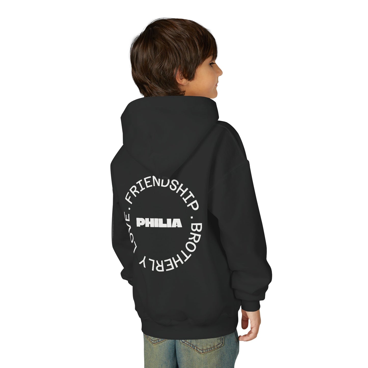 Relax Philia  Youth Heavy Blend Hooded Sweatshirt