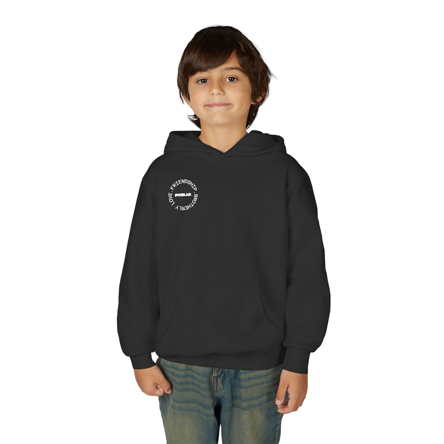 Relax Philia  Youth Heavy Blend Hooded Sweatshirt