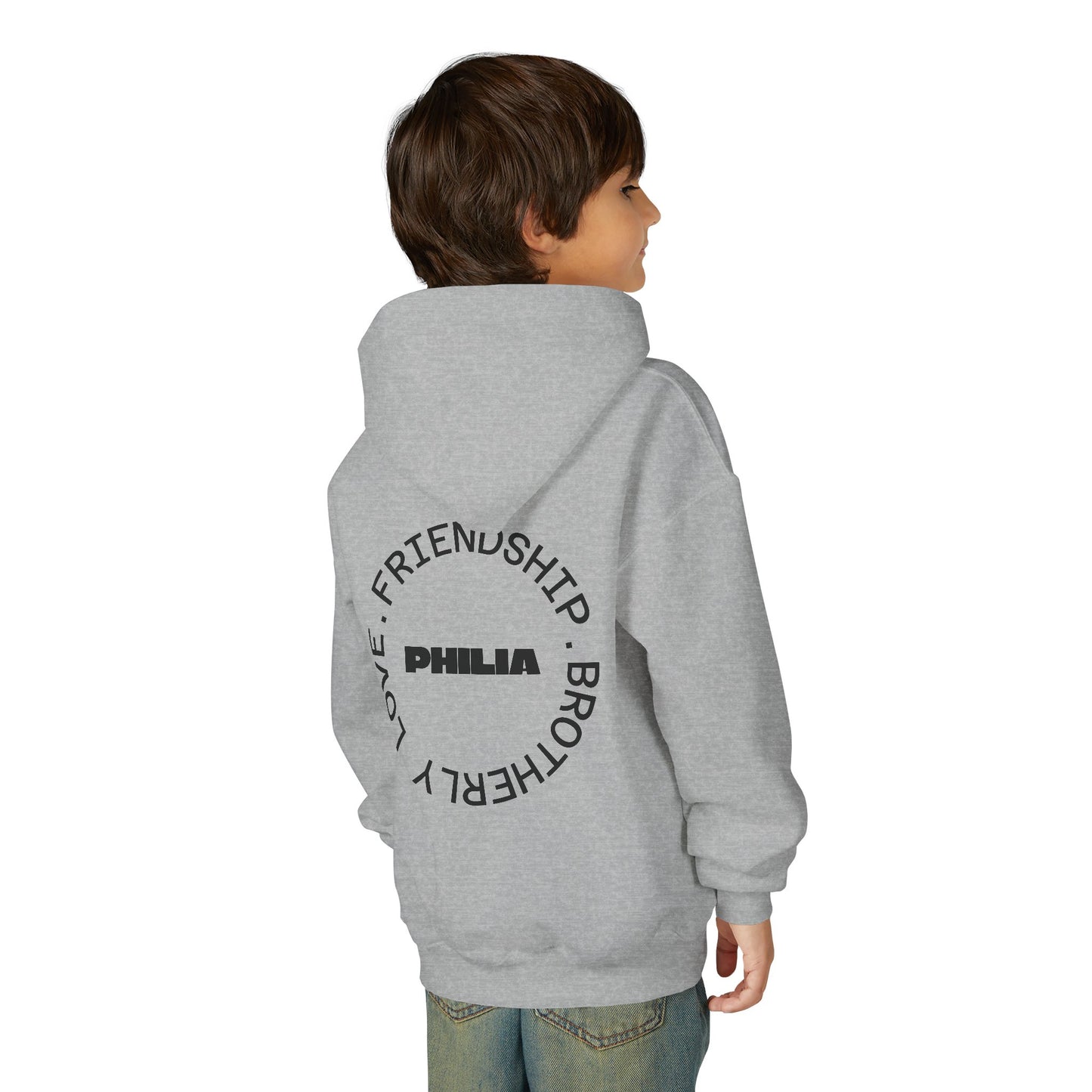 Relax Philia  Youth Heavy Blend Hooded Sweatshirt