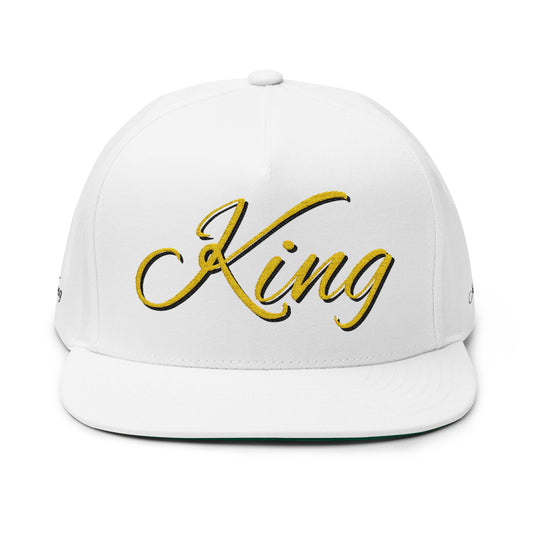 King Flat Bill Cap