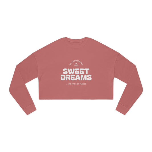 Sweet Dreams Women's Cropped Sweatshirt