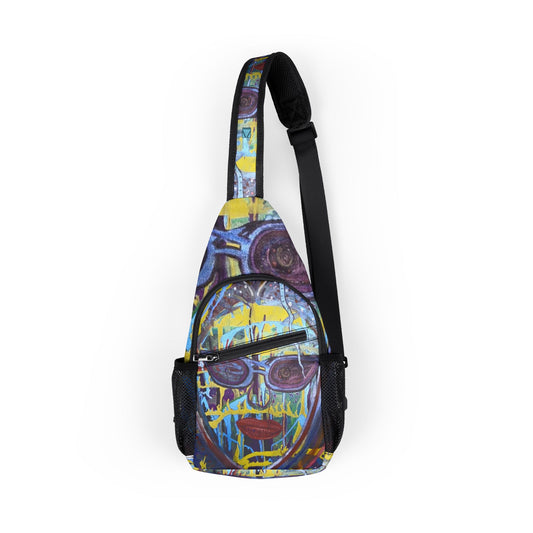 peacock lady Chest Bag